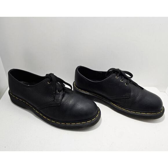 Dr Martens 24995 Derby Black Leather Oxford Shoes Men’s Size 9/ Women Size 10 main image 4